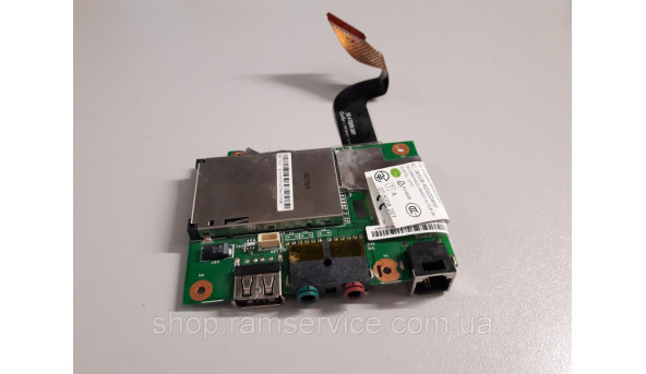 Audio, USB, Lan, Card Reader, Wi FI плата для ноутбука Lenovo ThinkPad X201, 48.4CV08.031, б/в