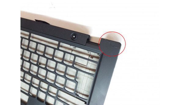 Середня та нижня частина корпуса для ноутбука Lenovo ThinkPad X1 Carbon 1st Gen, 60.4RQ07.xxx, Б/В. На середній частині тришина справа зверху, на нижній - рещітка радіатора. - 295006
