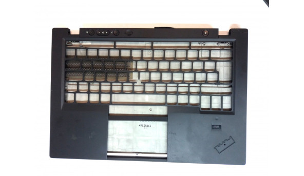 Середня та нижня частина корпуса для ноутбука Lenovo ThinkPad X1 Carbon 1st Gen, 60.4RQ07.xxx, Б/В. На середній частині тришина справа зверху, на нижній - рещітка радіатора.