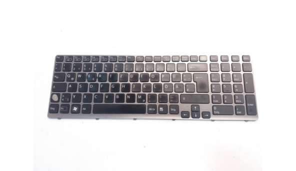 Клавіатура для ноутбука Sony SVE151, SVE151D11L, SVE151D1EW, SVE151D11M, 149028811US, V133830AS1US3A, 90.4MR07. E01, Б/В, Протестована, робоча, не вистачає клавіш (фото)