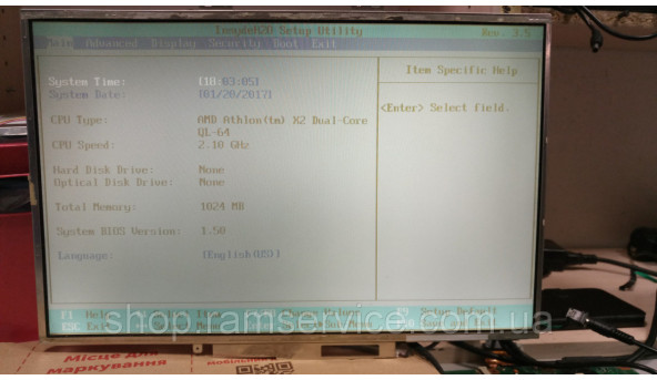 Матриця LG LP154WР1 (TL) (A2) 15.4" LCD, б/в