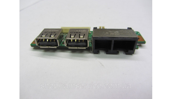 Разъемы USB, LAN для ноутбука LG E50, * MS-16352 VER: 0B, б / у