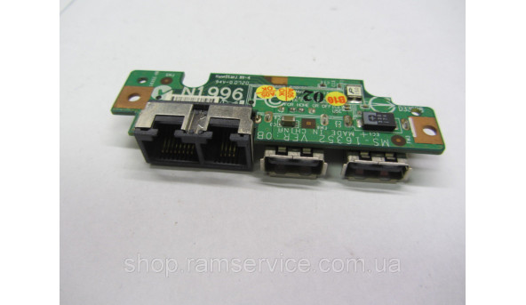 Роз’єми USB, LAN для ноутбука LG E50, *MS-16352 VER:0B, б/в - 295131