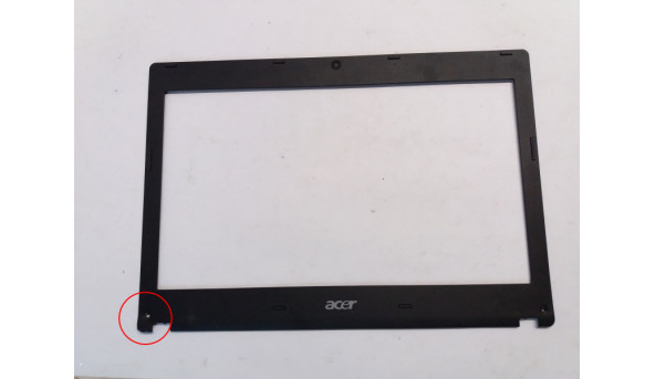 Рамка матриці для ноутбука Acer Travelmate 8473, MS2333, 41.4NP03.001, Б/В, пошкоджено одне кріплення.