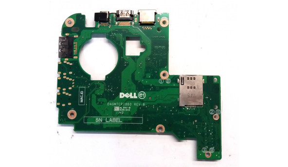 Додаткова плата USB, Jack, HDMI, RJ-45, SIM для ноутбука DELL XPS 17, L701X, L702X, DAGM7CPI8B0, 0H8GW8, Б/В, в хорошому стані, без пошкоджень.