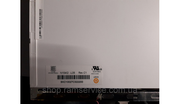 Матрица Chi Mei Optoelectronics N154I2-L05 15.4 "CCFL 1280x800, б / у - 295191