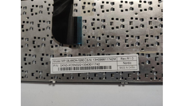 Клавіатура для ноутбука Medion Akoya E1317T, E1318T, MD99240, 10.1", б/в. В хорошому стані, без пошкоджень. Клавіатура тестована, робоча. - 295194