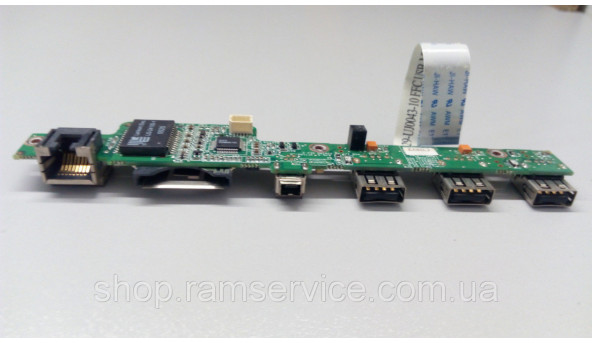 USB, CARD RIDER, FIREWIRE 4PINiLINK, WLAN плата для ноутбука Fujitsu Amilo M3438G, б / у