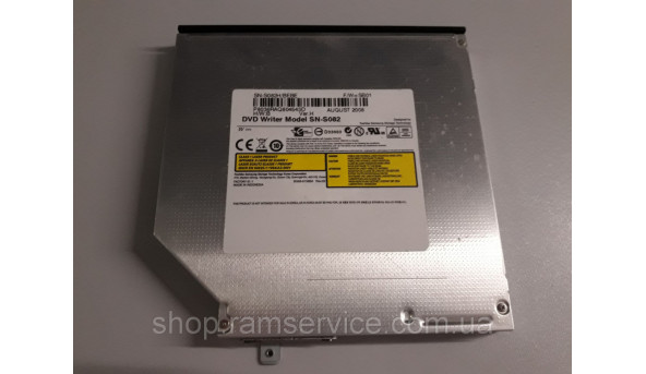 CD/DVD привід SN-S082 для ноутбука Zepto Znote 6625 WD, б/в - 295266