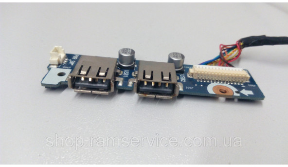 Додаткова плата, USB роз'єм,  для ноутбука Samsung NC20, NP-NC20, BA92-05390A, б/в