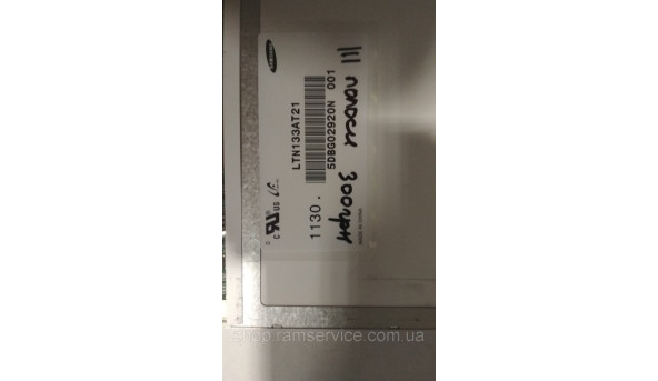 Матриця Samsung LTN133AT21 1366x768 13.3" LED Slim, б/в - 295368