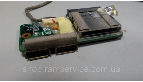 Плата картридер, USB Asus K51AC, * K51IO USB CR BOARD, б / у