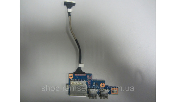 Плата USB,картрідер для ноутбука Samsung NP470RSE, NP370R5E, *BA92-11837A, б/в - 295460