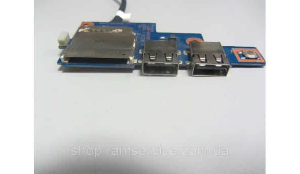 Плата USB,картрідер для ноутбука Samsung NP470RSE, NP370R5E, *BA92-11837A, б/в
