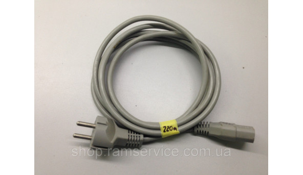 Сетевой шнур питания кабель для компьютера 2.2м Оригинал, б/в