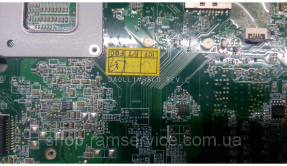 Материнська плата Lenovo IdeaPad U350, DA0LL1MB8C0, REV:С, має впаяний процесор Intel Pentium SU2700 SLGS8, б/в - 295544