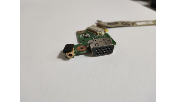Дополнительная плата VGA разъем, Audio разъем 2.5mm, и Мультимедийная кнопка, для ноутбука Asus N56D, б / у