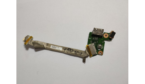 Дополнительная плата VGA разъем, Audio разъем 2.5mm, и Мультимедийная кнопка, для ноутбука Asus N56D, б / у - 295688