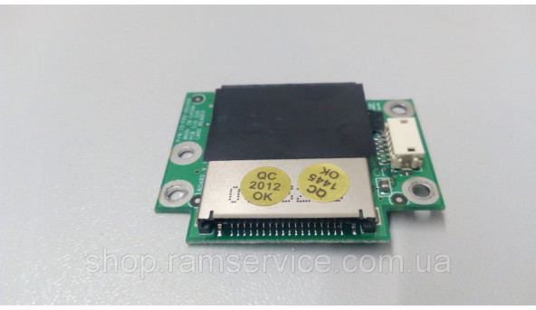 Дополнительная плата, Card Reader Board, выход для ноутбука Gericom Phantom 31100, 15-F62-051000, б / у
