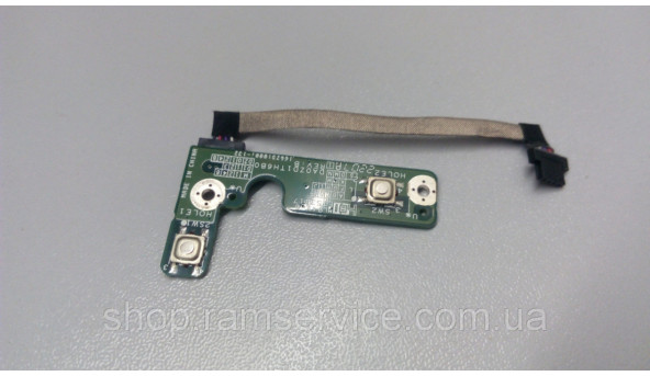 Кнопка включення, для ноутбука Aсer Aspire 5920, ZD1, DA0ZD1TH6B0, в хорошому стані, без пошкоджень.