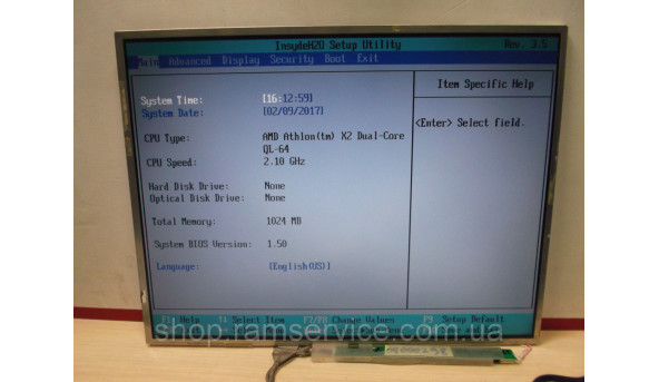 Матриця AU Optronics B141XG05 14.1'' LCD, б/в
