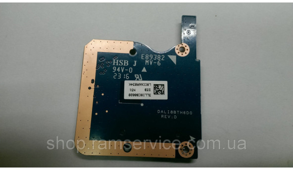 CardReader для ноутбука Lenovo ThinkPad 11e, * DALI8BTH6D0 REV: D, б / у - 295933