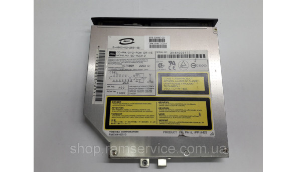 CD/DVD привід SD-R2312 для ноутбука HP zt3000, б/в - 295959