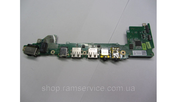 Разъемы питания, audio, Cardreader, USB, LAN, для ноутбука Acer Ferrari One 200, * DA0ZH6PC6D0 REV: D, б / у - 295988