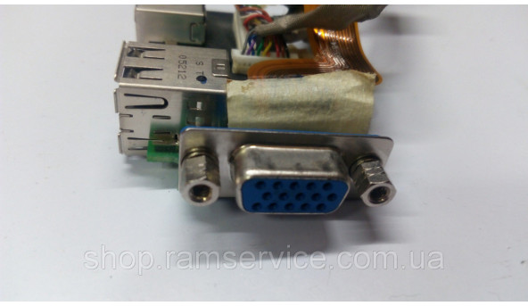 Гніздо Usb, VGA роз'єм, WLAN роз'єм, для ноутбука Toshiba Satellite M50-106, LS2725, б/в - 296013