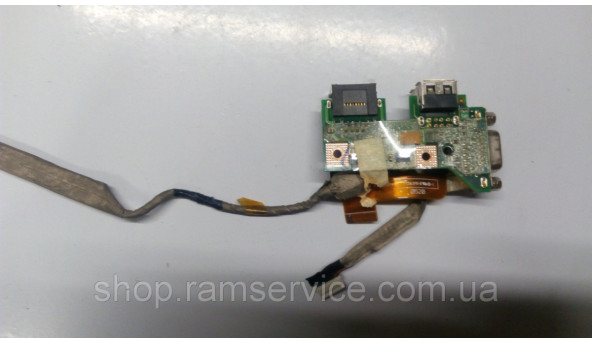 Гніздо Usb, VGA роз'єм, WLAN роз'єм, для ноутбука Toshiba Satellite M50-106, LS2725, б/в - 296013