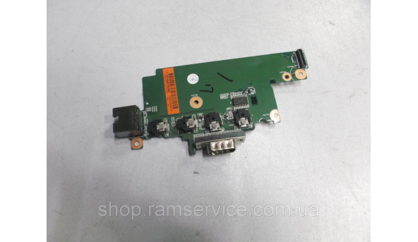 Плата медіа кнопок, ethernet порт, VGA порт для ноутбука HP Probook 6560B, б/в