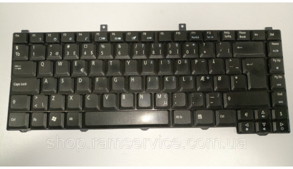 Клавіатура для ноутбука  Acer Aspire 1680,  1640, 1410, 1650,  3000,  3003lci,  1400,  3500,  3610,  3620, AEZL2TNG217, б/в