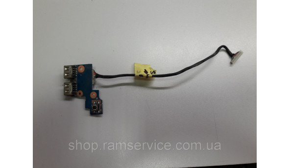 Кнопка включення з USB роз'ємами для ноутбука Samsung NP300 E5Z, *BA92-08350A, б/в - 296343