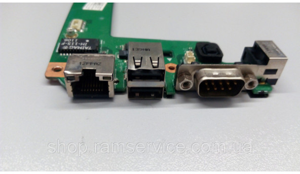 Додаткова плата, роз'єм VGA, usb, WLAN, кнопка включення для ноутбука Dell Latitude E5510, 0JGK40, б/в