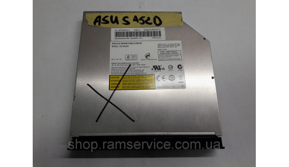 CD/DVD привід DS-8A5SH для ноутбука Asus A53U, б/в - 296404