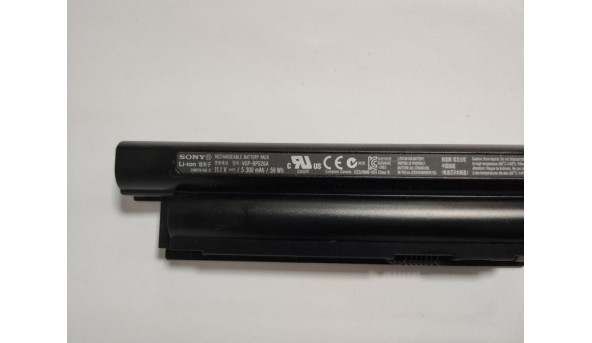 Батарея, акумулятор, для ноутбука Sony VAIO SVE14A, 14.0", Model: VGP-BPS26A, Li-ion Battery, 5300mAh, 59Wh, 11.1V, б/в, робоча. - 296487