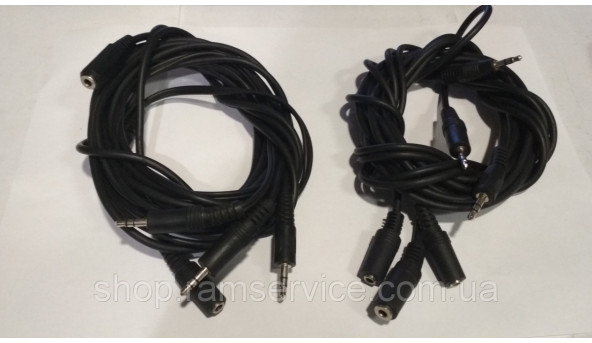 Аудио удлинитель Jack 3.5 мм F - Jack 3.5 мм M 1.5 м, б / у - 296519