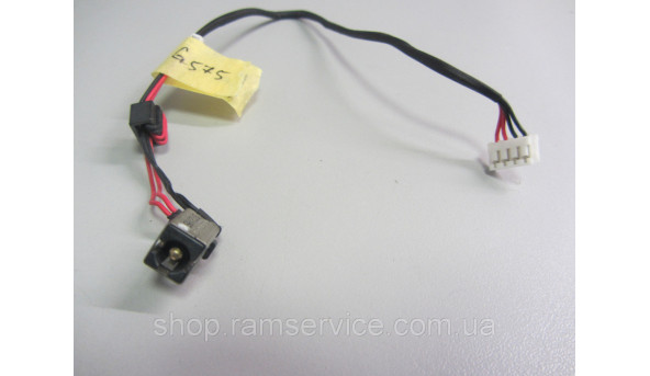 Разъем питания для ноутбука Lenovo G570 G575 DC30100C200 Б/У