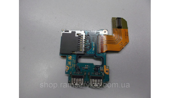 Плата USB, Card Reader для ноутбука Sony VGN-TZ31XN, *1-873-982-11, б/в - 296640