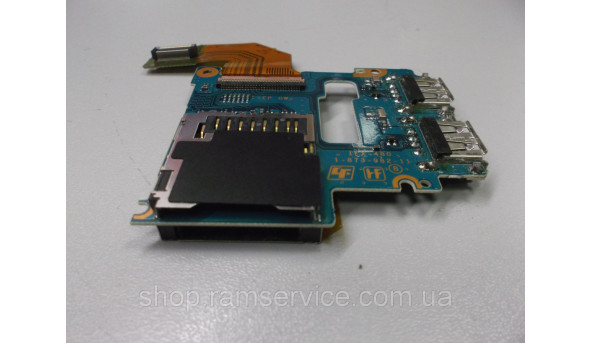 Плата USB, Card Reader для ноутбука Sony VGN-TZ31XN, *1-873-982-11, б/в - 296640