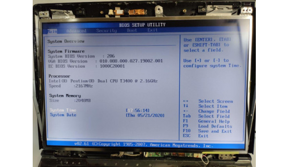 Матрица Samsung LTN154AT01 15.4 "LCD, б / у