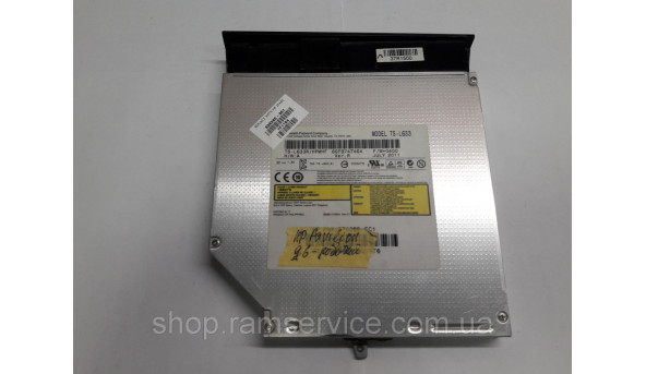 CD / DVD привод TS-L633 для ноутбука HP Pavilion G6, б / у - 296706