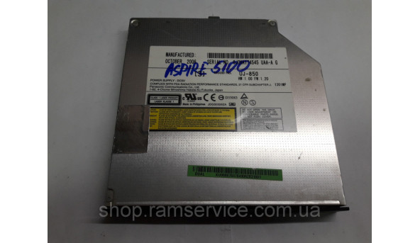 CD/DVD привід UJ-850 для ноутбука Acer Aspire 5100, б/в - 296728