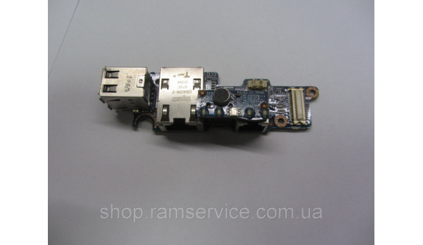 Разъемы USB, LAN для ноутбука Dell Latitude D620 D630, LS-3302P LS-2791P LS-2792P Б/У - 296742