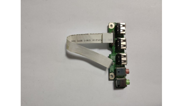Додаткова плата, з роз'ємами USB та Audio, для ноутбука Packard Bell Ares GP, 32PB2UB0010, DA0PB2TB8E0, б/в, без пошкоджень - 296783