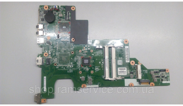 Материнська плата HP Compaq CQ57, 01015pm00-388, Rev:0D, має впаяний процесор AMD E-300 1.3 GHz EME300GBB22GV, б/в
