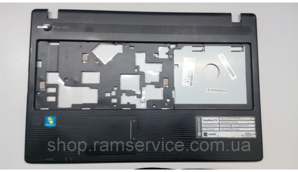 Средняя часть корпуса для ноутбука Packard Bell EasyNote TK11, P5WS6.  AP0IE000100  Б/У
