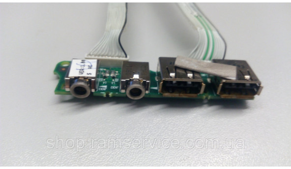 Usb плата, та аудіо роз'єм, для ноутбука HP Compaq 6720T, 6050A2190201, б/в