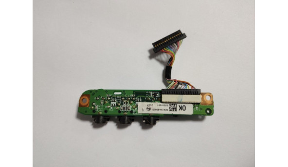 Додаткова плата, Audio роз'єми з ІЧ портом для ноутбука HP Pavilion dv9500, DA0AT5AB8D0 в хорошому стані, без пошкоджень. - 296896