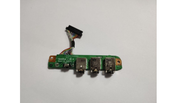 Додаткова плата, Audio роз'єми з ІЧ портом для ноутбука HP Pavilion dv9500, DA0AT5AB8D0 в хорошому стані, без пошкоджень.